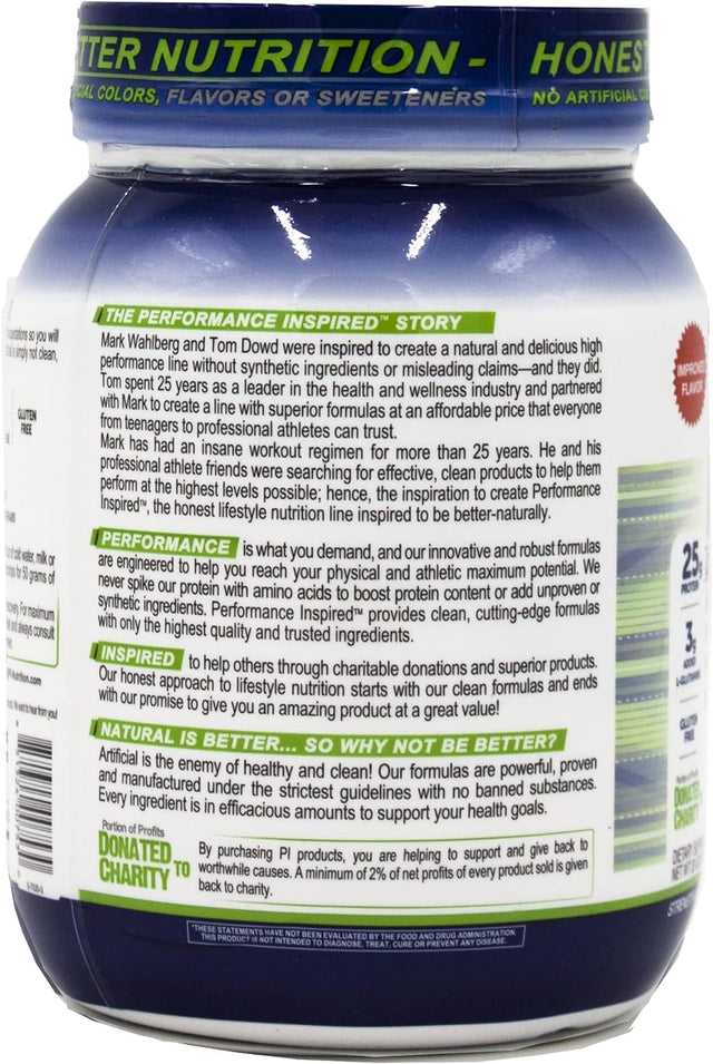 PERFORMANCE INSPIRED Nutrition - Isolate Whey Protein Powder - All Natural - 25G - Fast Absorbing & Clean - Added L-Glutamine - Contains Bcaas - Gluten Free -2 Lb - Gourmet Vanilla