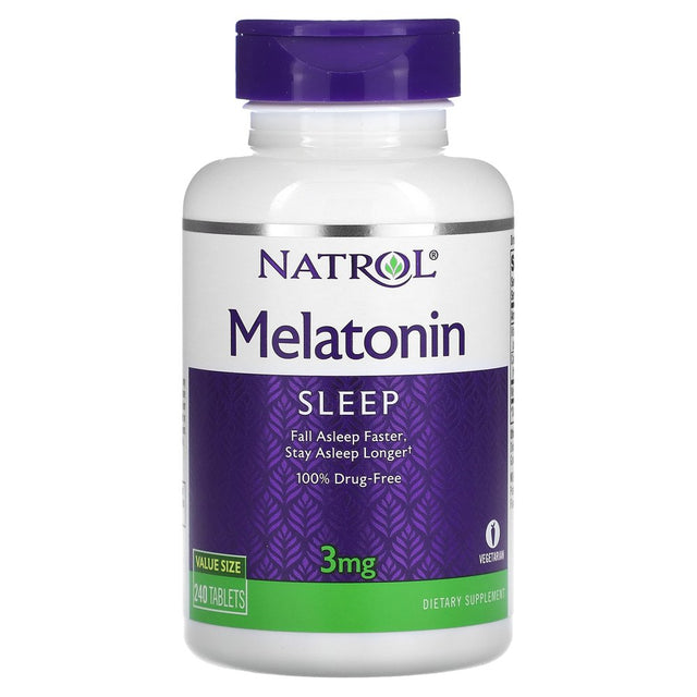 Natrol, Melatonin, 3 Mg, 240 Tablets