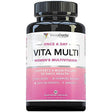 Daily Women'S Multivitamin with Iron, Folate, Biotin & Calcium - Vitauthority Multivitamin for Women with Herbal Hormone Balance Blend DIM & Ashwagandha for Anxiety and Stress Relief - 90Ct Capsules