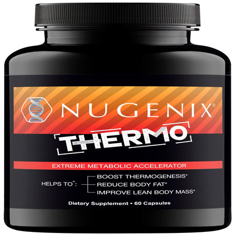 Nugenix Thermo - Thermogenic Fat Burner Supplement for Men, Extreme Metabolic Accelerator, 60 Count