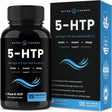 5-HTP 200Mg | 120 Vegan Capsules | 5 HTP Supplement to Support Stress Relief, Brain Health, Enhanced Mood, Sleep & Serotonin | Pure 5HTP 100Mg Pills plus Co-Factors Vitamin B6 & Vitamin C