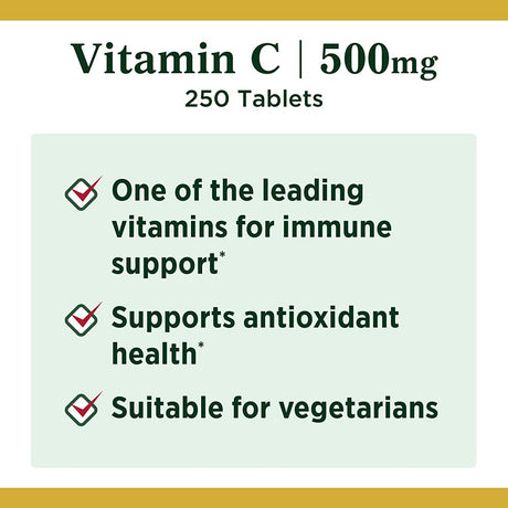 Nature'S Bounty Vitamin C 500 Mg, 250 Tablets (Pack of 3)