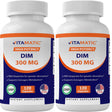 2 Pack Vitamatic DIM (Diindolylmethane) with Bioperine 300Mg, 120 Veggie Capsules - 4 Months Supply