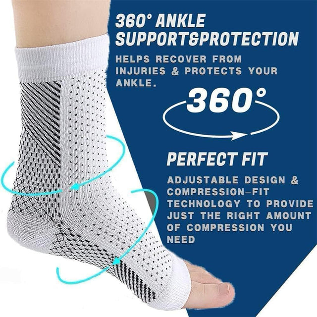 3Pairs Neuropathy Socks Ankle Brace Socks Plantar Fasciitis