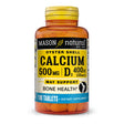 Mason Natural Calcium 500 Mg (Oyster Shell) with Vitamin D3 - Supports Healthy Bones, 100 Tablets