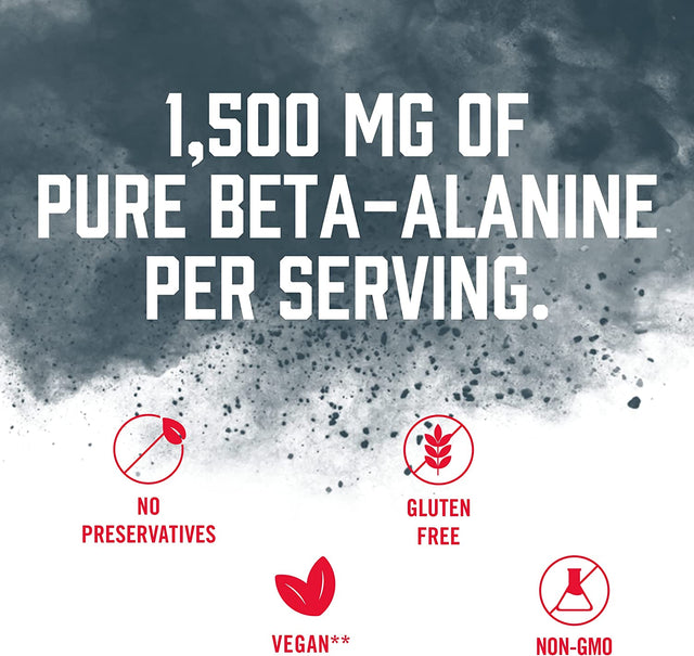 Biosteel Stackables Beta-Alanine Powder, Gluten Free and Non-Gmo Formula, Unflavored, 200 Servings