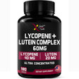 Lycopene + Lutein Supplement 60Mg: 2-In-1 Ultra-Concentrated Health Supplements | Non-Gmo & Gluten Free | 180 Veggie Caps | Made in USA