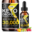 Bbeeaauu Keto Drops Supplement 50Ml 30000Mg for Weight Loss & Energy Increase