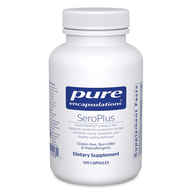 Pure Encapsulations Seroplus | Hypoallergenic Serotonin Support to Support Moderate Occasional Stress | 120 Capsules