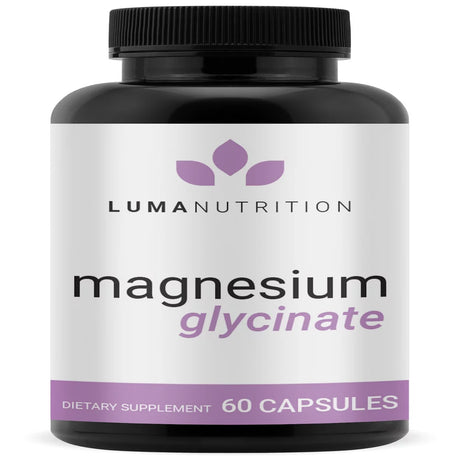 Magnesium Glycinate 1000Mg - Magnesium Glycinate Capsules - Chelated Magnesium - Luma Nutrition