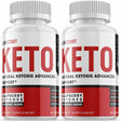 (2 Pack) Lean Start Keto - Supplement for Weight Loss - Energy & Focus Boosting Dietary Supplements for Weight Management & Metabolism - Advanced Fat Burn Raspberry Ketones Pills - 120 Capsules