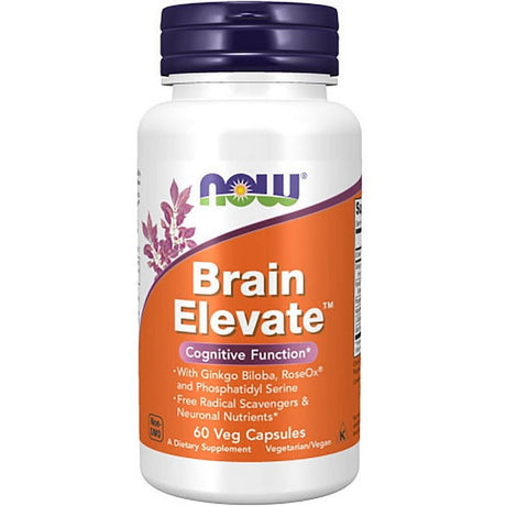 NOW Foods Brain Elevate 60 Veg Caps