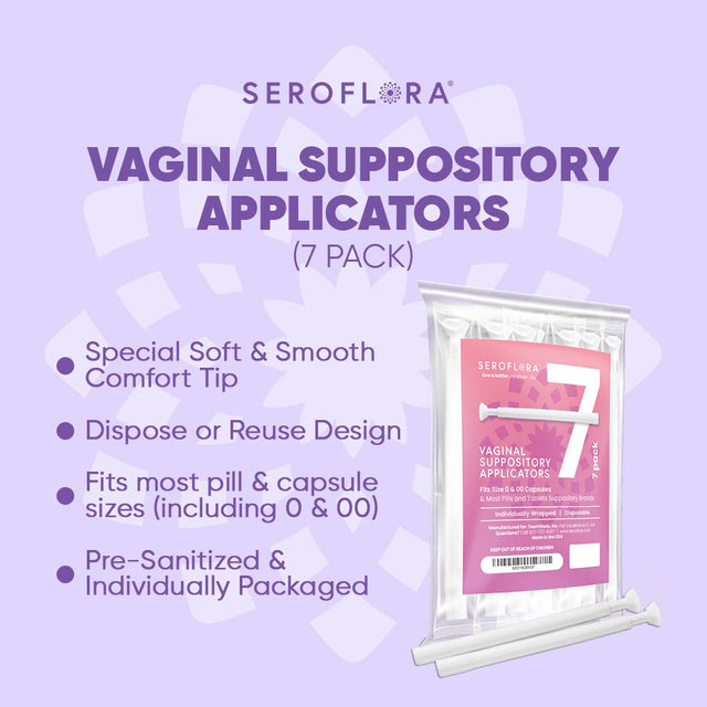 Seroflora Vaginal Suppository Applicators (7Ct)