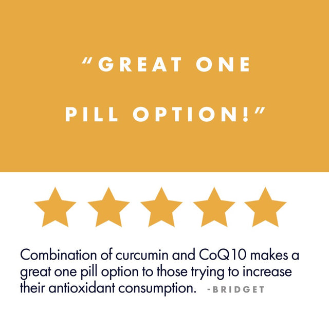 Stop Aging Now - CUR-Q10 ULTRA Curcumin Coq10 Complex Supplement - 60 Softgels