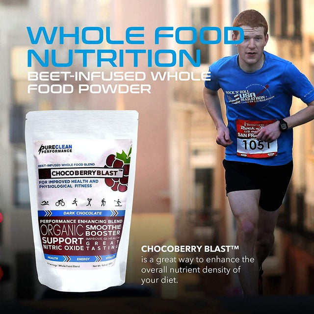 CHOCOBERRY Blast Whole Food Nutrition Powder, 40+ Superfoods, Pureclean Performance