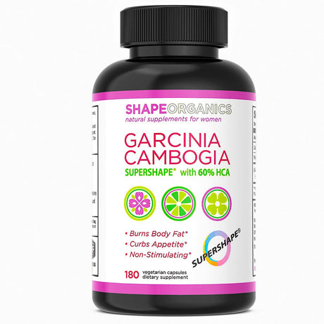 Garcinia Cambogia CLEANSE Appetite Suppressant and Weight Loss Women Supplement - 180 Capsules