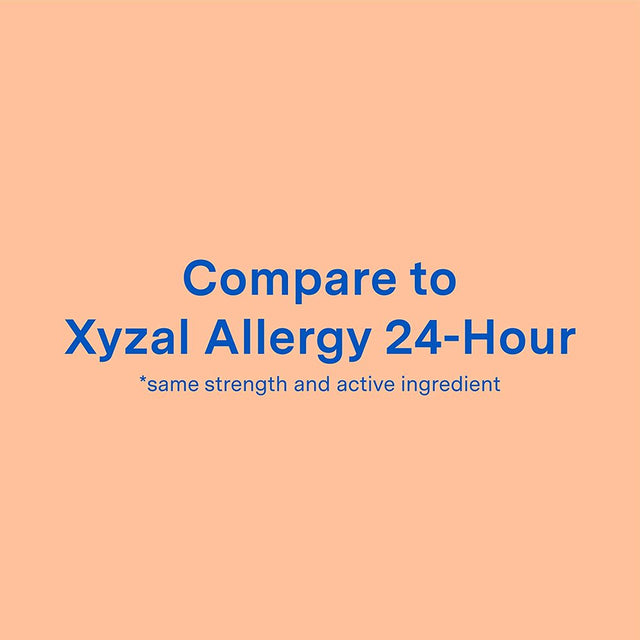 Curist Allergy Relief Medicine Generic Xyzal Levocetirizine 5 Mg Antihistamine Tablets 24 Hour 90 Ct