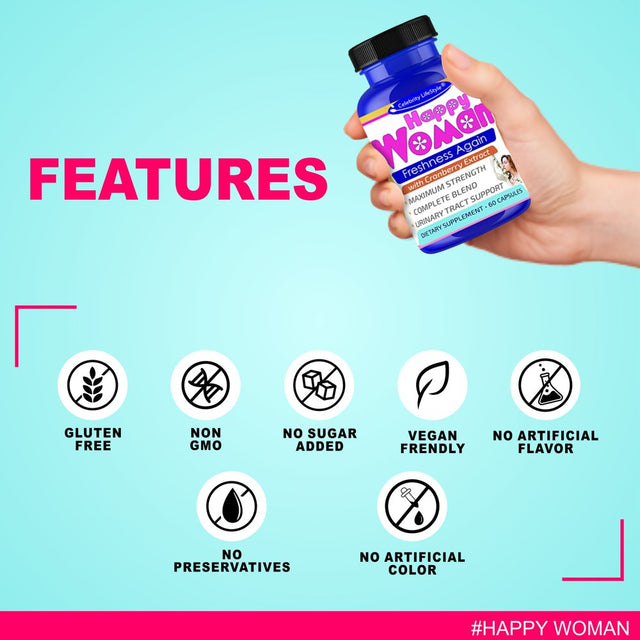 Probiotics for Women, Feminine Odor Support* Female Probiotics 60 Capsules