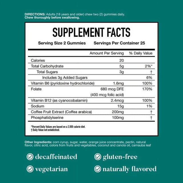 Neuriva Nootropic Brain Support Supplement - plus Strawberry Gummies Phosphatidylserine, B6, B12, Supports Focus Memory Concentration Learning Accuracy and Reasoning 50Ct (Pack of 3)