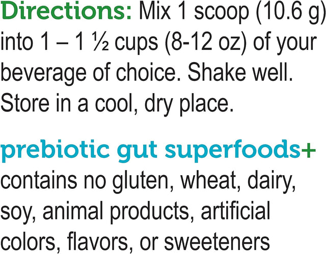 Genuine Health Fermented Fiber Superfoods+, 21 Servings, 224G Tub, 6G Fiber per Serving, Summer Berry Pomegranate Flavor, Easy-To-Mix Powder, Gluten, Dairy, Soy and Gmo-Free, Vegan