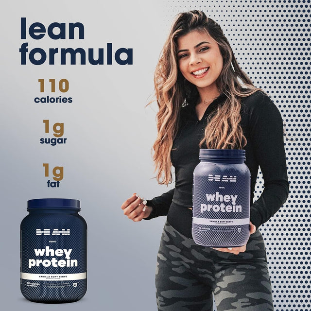 BEAM Be Amazing - Whey Protein Isolate Powder | Soy and Gluten-Free Protein Powder for Muscle Grow Support | Post Workout Shake with Digestive Enzymes & Recovery | Vanilla Soft Serve, 25 Servings