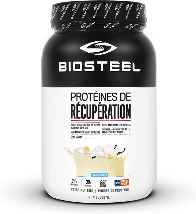 BIOSTEEL Recovery Protein plus Vanilla, 1800 GR