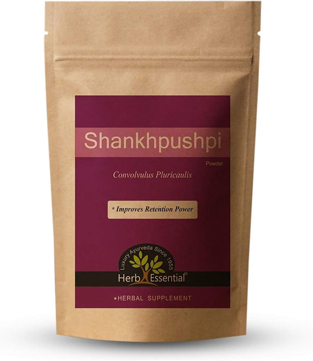 Jain'S Pure Shankhpushpi Convolvulus Pluricalis Powder, 100 Gram - Indian Ayurveda'S Pure Natural Herbal Essential Supplement Powder