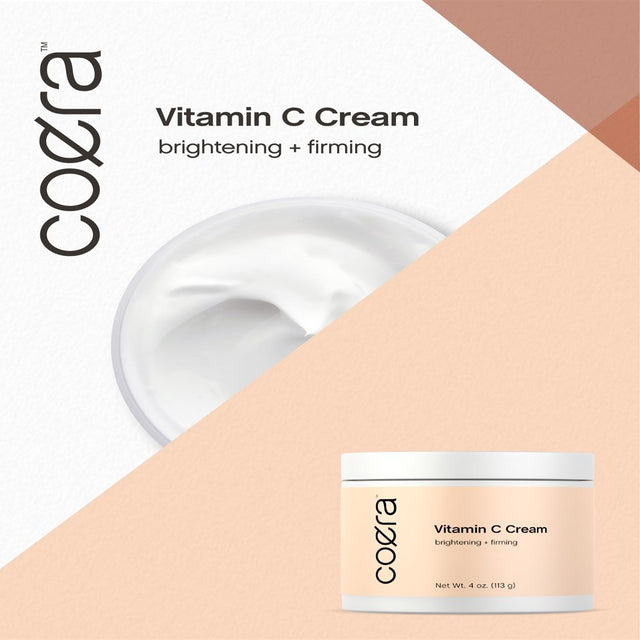 Vitamin C Cream | Brightening + Firming Formula | 4Oz | by Coera