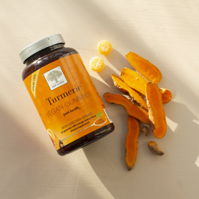 New Nordic Turmeric Gummies | Joint Health & Anti-Inflammatory Supplement | 60 Count