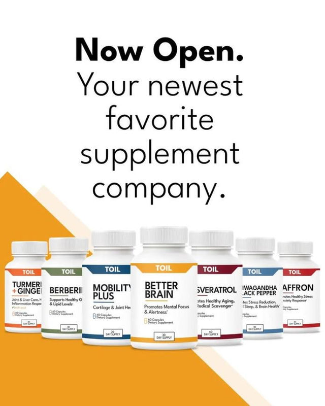 Daily Omega EPA & DHA - Super Omega-3 Dietary Supplement, Cardioprotective, Neuroprotective, from TOIL, a Veteran Owned Company