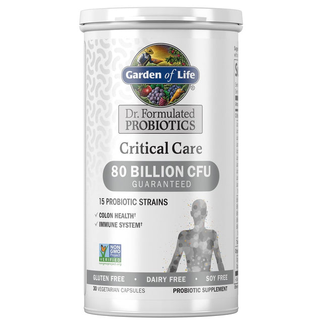 Garden of Life Dr. Formulated Critical Care Probiotics, 80 Billion CFU, 30Ct