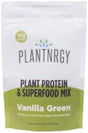 Vanilla Green - Plant-Based Protein and Superfood Mix - Pea Protein, Pumpkin Seed Protein, Hemp Protein, Brown Rice Protein, Chia Seeds, Vanilla Bean, Monk Fruit Powder - 8 Oz, 15 Servings