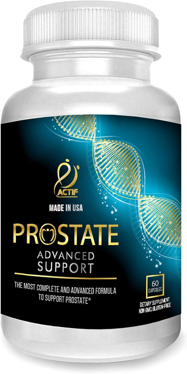 ACTIF Prostate Advanced Support with 20+ Factors, Complete Support for Urinary Health and Prostate - 60 Capsules, Made in USA, Non-Gmo