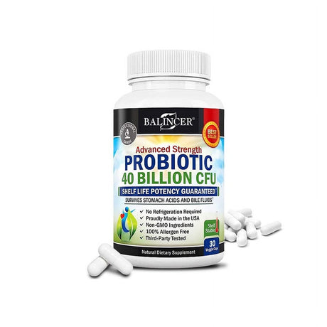 Balincer Probiotic Supplement - Aids Weight Loss & Improves Gut Health, Natural Detoxification, Fat Burning, Weight, Regularity & Digestion