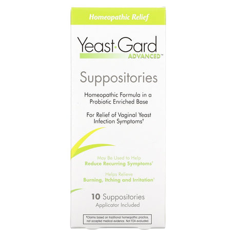 Women'S Health Yeast-Gard Advanced Suppositories - 10 Suppositories (1X10 CT)