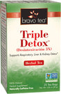 Bravo Tea Triple Detox Herbal Tea Caffeine Free, 20 Tea Bags