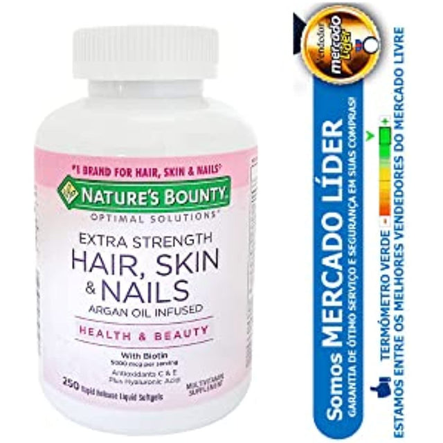 Nature'S Bounty Hair, Skin and Nails, 250 Softgels.