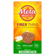 Metamucil Fiber Thins, Psyllium Husk Fiber Supplement for Digestive Health, Apple Crisp, 12 Ct