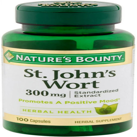 Nature'S Bounty St. John'S Wort 300 Mg Capsules 100 Ea (Pack of 4)