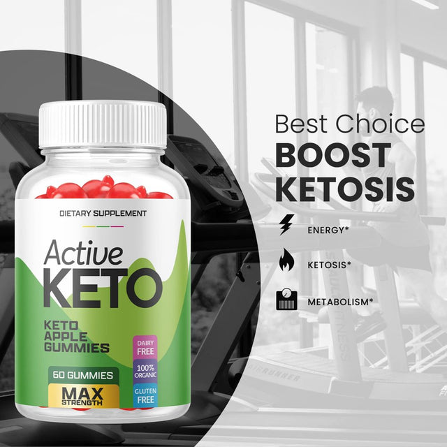 (2 Pack) Active Keto ACV Gummies - Supplement for Weight Loss - Energy & Focus Boosting Dietary Supplements for Weight Management & Metabolism - Fat Burn - 120 Gummies