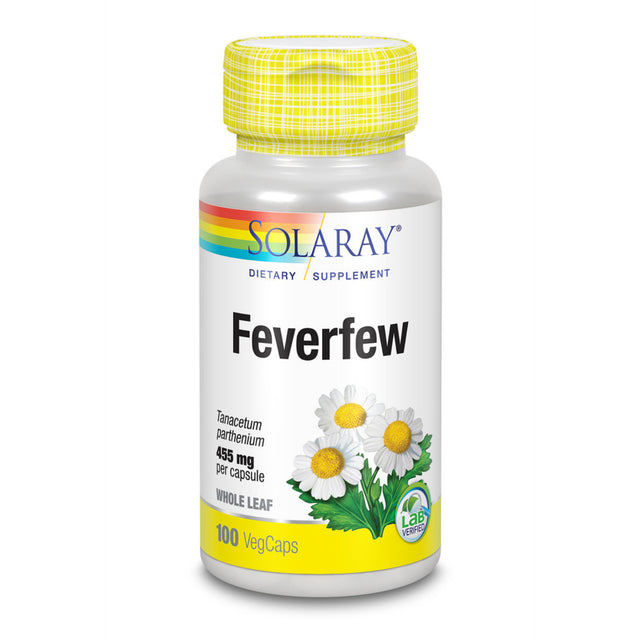 Solaray Feverfew 455Mg Capsules, 100 Ct