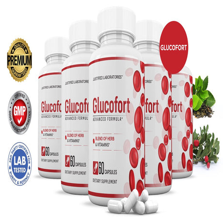 (5 Pack) Glucofort Premium Formula 688MG 300 Capsules