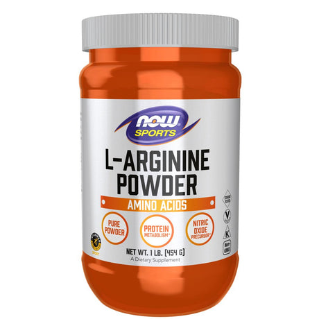 Now Sports Nutrition, L-Arginine Powder, Nitric Oxide Precursor, Amino Acids, 1-Pound