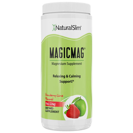 Naturalslim Magicmag® Magnesium Citrate Powder - anti Stress Drink Mix - 8Oz