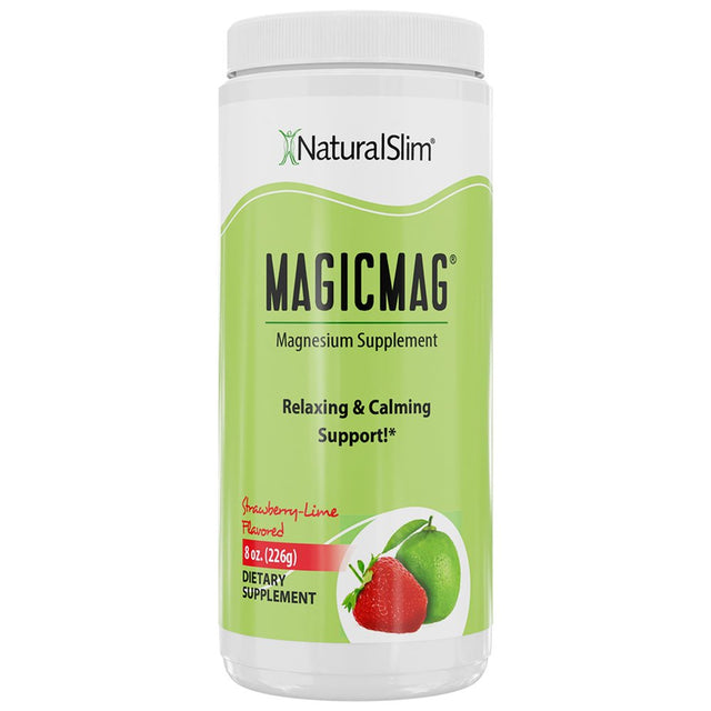 Naturalslim Magicmag® Magnesium Citrate Powder - anti Stress Drink Mix - 8Oz