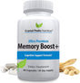 Memory Boost + Brain Health Supplement - Improve Focus, Clarity, Energy, Recall, Alertness and Cognitive Function. 60 Capsules/30-Day Supply