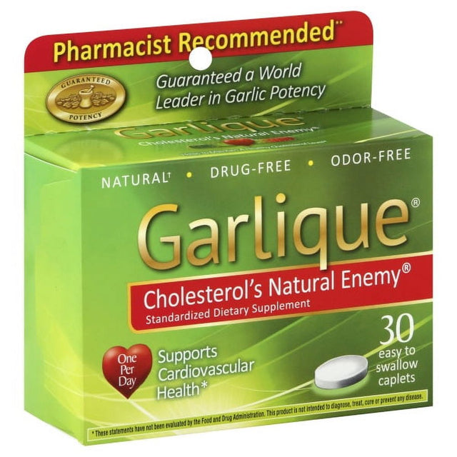 Chattem Garlique Cholesterol'S Natural Enemy, 30 Ea