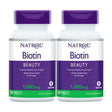 Natrol Biotin, Maximum Strength, 10,000 Mcg, 100 Tablets, 2 Pack