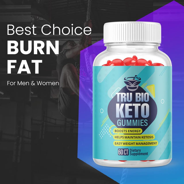 (5 Pack) Tru Bio Keto ACV Gummies - Supplement for Weight Loss - Energy & Focus Boosting Dietary Supplements for Weight Management & Metabolism - Fat Burn - 300 Gummies