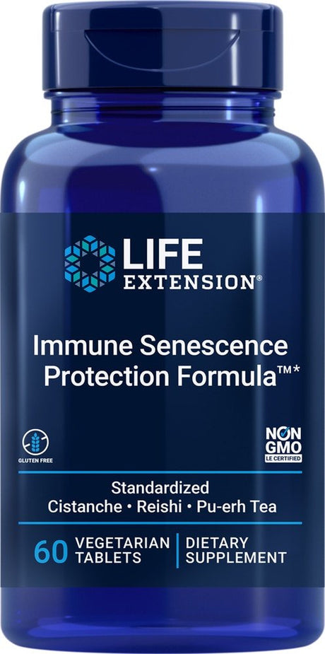 Life Extension Immune Senescence Protection Formula -- 60 Vegetarian Tablets